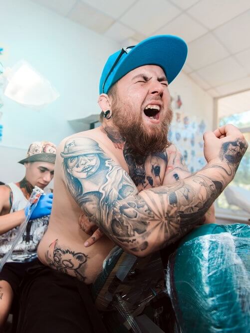 Самые больные места для нанесения тату - Tattoo Mall